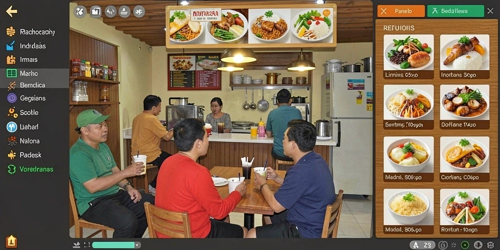 Fitur sosial untuk bermain bersama teman.