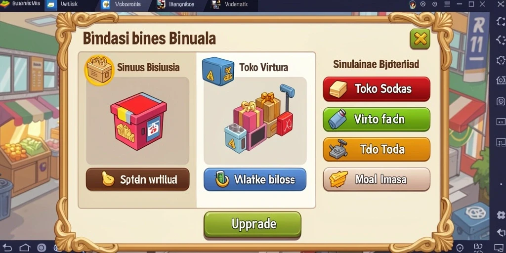 Menu navigasi yang sederhana dan efisien.