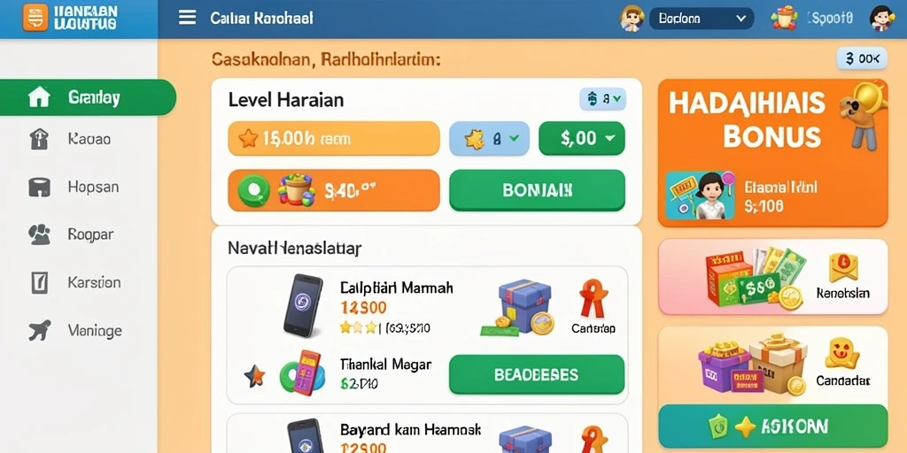 Fitur interaksi sosial yang menghubungkan pemain.